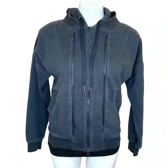 Stella McCartney Adidas black hoodie sweatshirt size small - Picture 1 of 4